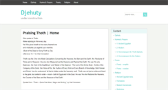 Desktop Screenshot of djehuty.org